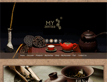 Tablet Screenshot of myzentea.com